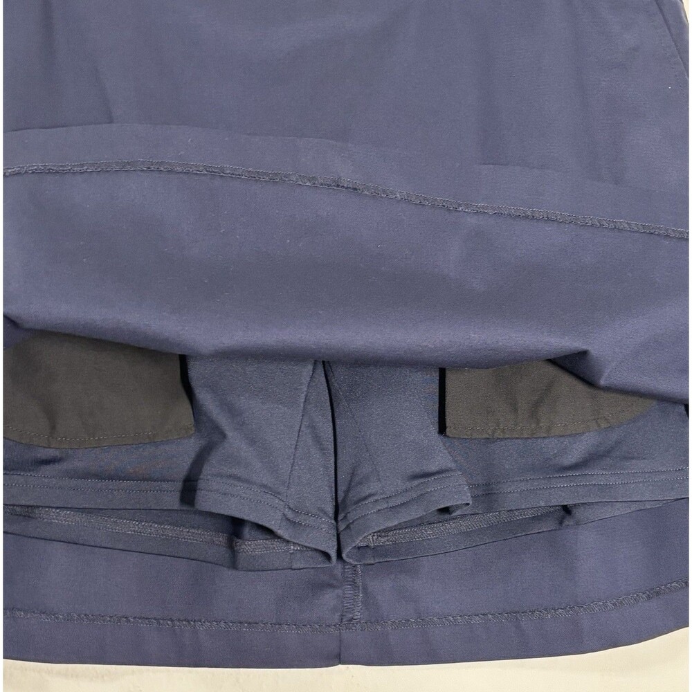 Adidas Golf Skort Women’s 12 Navy Blue New Stretch Skor Tennis Athletic Skirt - Picture 3 of 13